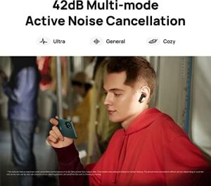 Freebuds 5i Kablosuz Kulaklık – Uzun Pil Ömrü ile Gürültü Azaltma – Bluetooth ve Su Geçirmez Kulak Içi Kulaklık, Hi-Res Ses Sertifikalı, Nebula Black