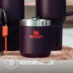 Legendary Camp Mug Paslanmaz Çelik Termos Bardak, Mürdüm (Plum), 0.35 Litre