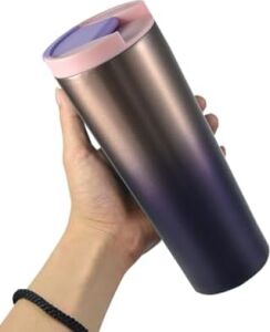 Komple 304 L Çelik Pembe 6 Oz 473 ml Kahve Termos Mug CIN227PM