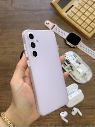 Süper Ince Mat Ultra Thin Silikon Kılıf Şeffaf  Galaxy A55 ile Uyumlu