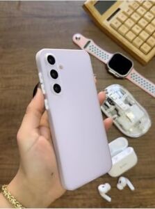 Süper Ince Mat Ultra Thin Silikon Kılıf Şeffaf  Galaxy A55 ile Uyumlu