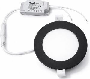 1 Adet Noas YL10 0601 S Sıva Altı 6W Siyah Kasa LED Spot 3200K Gün Işığı