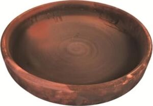 Orta Et Tava Toprak Güveç Tencere 35 * 5 Cm, Tava,fırın Tepsi,terracotta