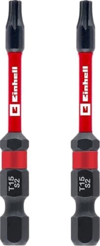 Orijinal  Çift Torsiyonlu Darbeli Bit Seti, 2 Parça, 60 Mm, T15 (S2 Çelik, Yüksek Dayanıklılık, Çift Torsiyon Etkisi, Kırmızı Renk Halkası, E 6.3 Sap) - 49132160