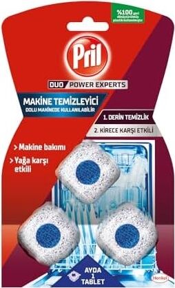 5'i 1 Arada Makine Temizleyici Tablet, 1 x 3 Adet