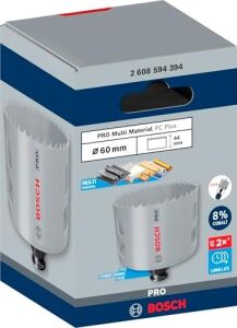 1 x Pro Multi Material Power Change Plus Hole Testere (Softwood, Drywall, Ø 60 Mm, Professional Accessory Rotary Drill/drivers)
