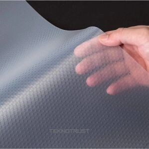 Mutfak Kaydırmaz Şeffaf Raflık Kaymaz Dolap Içi Çekmece Örtüsü Pvc 45X300 cm Koruyucu Eva Kalın