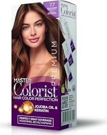 Premıum Yarı Kit Set Saç Boyası 7.7 Işıltılı Kahve