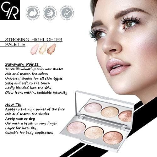 Strobing Highlighter - 3'lü Fırınlanmış Aydınlatıcı Paleti