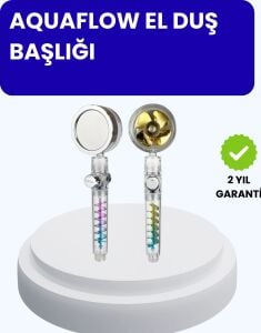 Sağanak Yağmur Etkili El Duşu – Start Stop Tuşlu Su Tasarruflu