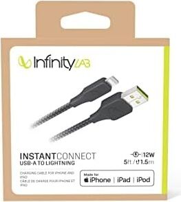 By -  Kablo Usb-A Lightning,siyah,1.5m