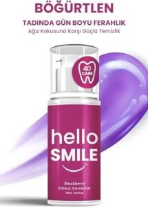 Anında Beyazlatıcı Diş Jeli, Böğürtlen Aromalı, Leke Karşıtı & Plak Önleyici, Günlük Ağız Bakımı, 50 ml