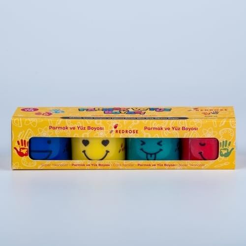 Süper Yıkanabilir Parmak Boyası 4X60 gr