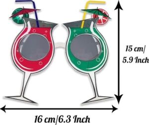Kokteyl Temalı Hawaii Yaz Partisi Gözlüğü