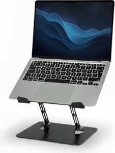 Prexua Flexer Ayarlanabilir Ergonomik Laptop Standı - Tablet Standı - Metal - Siyah - FLX2320BL (Siyah)