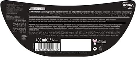 S ve P Hair Gel Sert 400ML