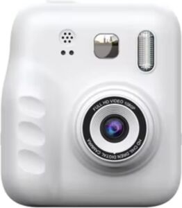 Eğlenceli Baskılı Çocuk Fotoğraf Makinesi Video Çekim 4 Rulo Kağıt 5 Kalem Set