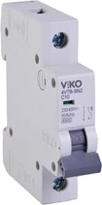 4VTB-1C10 Otomatik Sigorta 4,5ka C Tipi 1 Kutup 10A