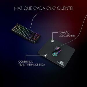 Redragon P030 Flick M Fare Altlığı, Dikişli Kenarlı, Su Geçirmez, Iş, Oyun, Ofis, Ev Için
