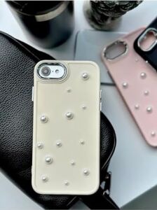 Iphone 7-8 - Se 2020 - Se 2022 Uyumlu Pearl 3D Oyuncak Tasarımlı Esnek Silikon Kılıf - Krempearl