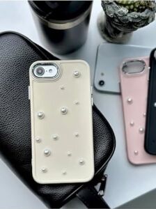 Iphone 7-8 - Se 2020 - Se 2022 Uyumlu Pearl 3D Oyuncak Tasarımlı Esnek Silikon Kılıf - Krempearl