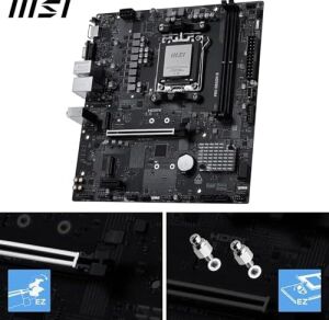 Msı Pro B840M-B Am5 Ddr5 8000MHZ(OC) Hdmı,vga,2x M.2 USB 5 Gbs 2.5g Lan Matx
