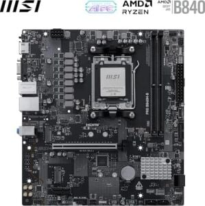 Msı Pro B840M-B Am5 Ddr5 8000MHZ(OC) Hdmı,vga,2x M.2 USB 5 Gbs 2.5g Lan Matx