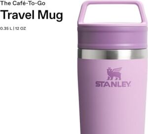 Cafe To-Go Travel Mug Termos Bardak, 0.35 Litre, Lila