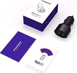 Tronsmart CC2TF Çift USB Çıkışlı Qualcomm Qc 3.0 Araç Şarj Cihazı