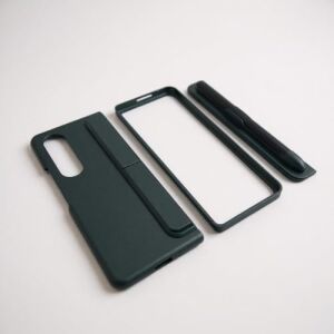 Z Fold 7 ile Uyumlu Çok Fonksiyonlu Sert Plastik Telefon Kılıfı, Ister Standlı Ister Kalemlik Bölmeli Stand Olarak Kullanılabilen,katlanabilir Destek Ayaklı,günlük Kullanıma Uygun (Lil)