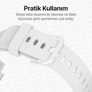 Watch Fit 4 Pro/fit 4/fit 3 ile Uyumlu Yumuşak Dokulu Konforlu Spor Silikon Kordon