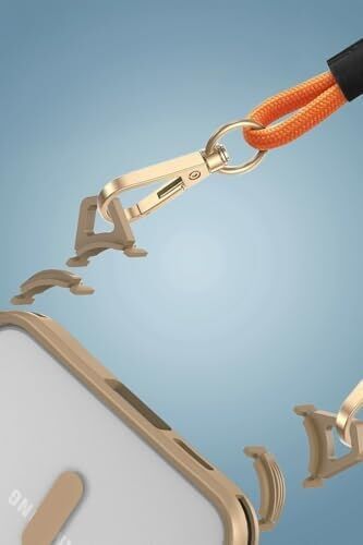 Manyetik Magsafe Destekli Askı Aparatlı Darbe Emici Kılıf Lacivert  Galaxy A35 ile Uyumlu