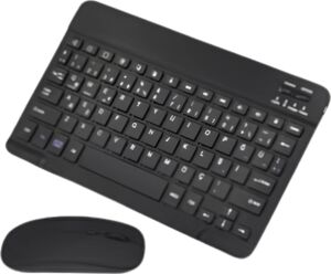Kablosuz Klavye ve Mouse Kombosu Bluetooth Uyumlu Sessiz Set