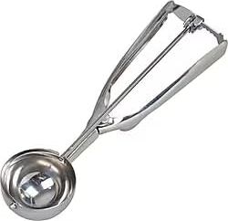 Bella House Büyük Boy Dondurma Kaşığı | Paslanmaz Yapılı Kolay Şekil Veren Dondurma Kepçesi, Mutfak ve Kafe Tipi Profesyonel Pratik Porsiyon Kaşığı (Model: K-2303)