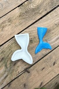 Concept Deniz Kızı Kuyruğu Büyük Tekli Mum Kalıbı (Silikon)