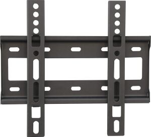 SP-2460-F - 24''-60'' Tv Için Evrensel Sabit Duvar Montajı (Kapasite 30 Kg, Vesa: 50X50, 75X75, 100X100, 200X100, 200X200) Siyah