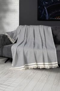 Denizli Concept Alinda Koltuk Örtüsü Gri 170 x 230