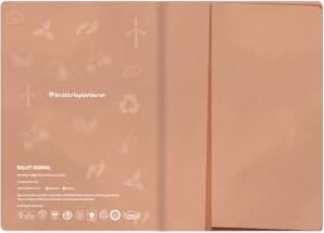 17X24 Keten Noktalı Bullet Journal Defter Kelebek