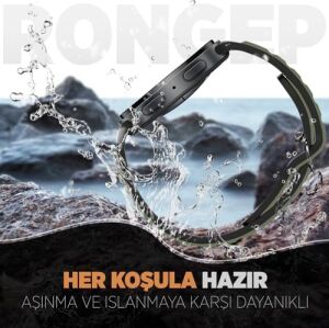 ile Uyumlu  Dynamic Loop Kordon Galaxy Watch 8 44MM/40MM/CLASSIC 46MM Için Premium Yumuşaklıkta Galaxy Watch 8 Kordonu Çift Renkli Silikon Watch 8 Classic Kordon