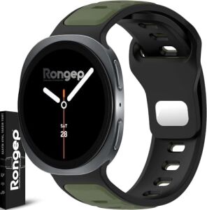 ile Uyumlu  Dynamic Loop Kordon Galaxy Watch 8 44MM/40MM/CLASSIC 46MM Için Premium Yumuşaklıkta Galaxy Watch 8 Kordonu Çift Renkli Silikon Watch 8 Classic Kordon