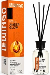 Amber Glow Bambu Çubuklu Oda Kokusu - 110 ml - Cam Şişe