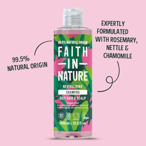 Faıth In Nature %99 Doğal Besleyici Şampuan Tüm Saç Tipleri Için (Ejder Meyvesi, 400 Ml)