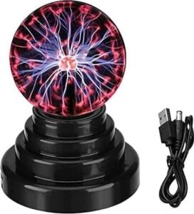 Senon Mini Plazma Küresi Tesla Plazma Lambası Tesla Bobini Işıklı Büyücü Küresi USB Kablolu Hediyelik