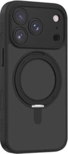 Iphone 17 Pro Roller Serisi 360° Dönebilen Halka Standlı Magsafe Kılıf (Black)