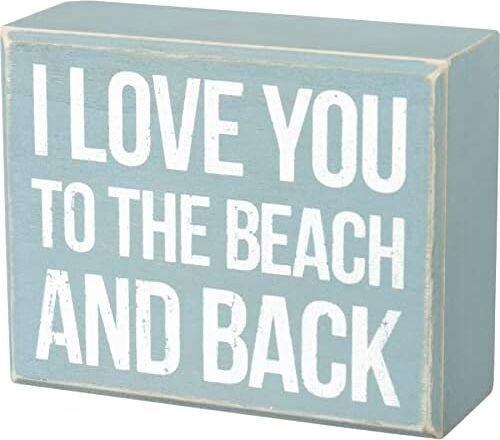 I Love You To The Beach And Back Kutu Işareti (27360)