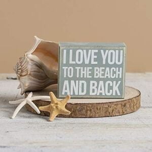 I Love You To The Beach And Back Kutu Işareti (27360)