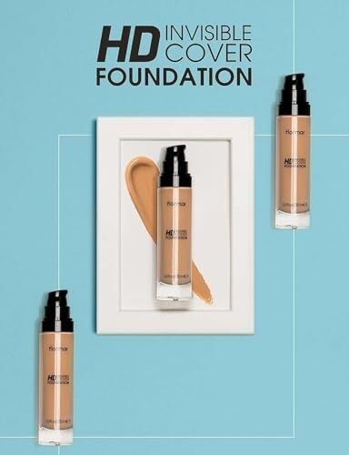 Invisible Cover Hd Hafif Yapılı & Yarı Parlak Bitişli SPF30 Fondöten