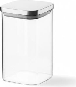 1100ML Sızdırmaz Vakumlu Metal Kapaklı Borosilikat Cam Kavanoz – Hava Geçirmez & Dayanıklı Gıda Saklama Kabı (10CM x 17CM)