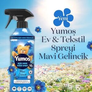 Açık Hava Etkisi Sprey Yıkanması Zor Eşyalar Için Giysi Spreyi Mavi Gelincik 430 ml