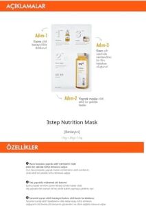 Missha 3 Aşamalı Yoğun Besleyici Maske 3 Nutrition Mask, 111470